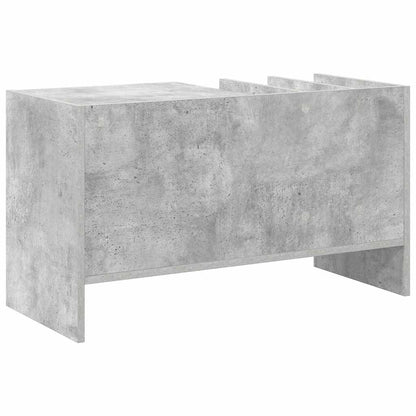 Mobile porta vinili Grigio cemento 78.5 x 35 x 45 cm | homemem39