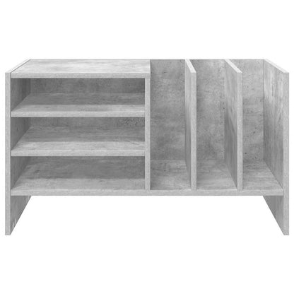 Mobile porta vinili Grigio cemento 78.5 x 35 x 45 cm | homemem39
