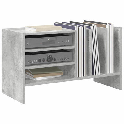 Mobile porta vinili Grigio cemento 78.5 x 35 x 45 cm | homemem39