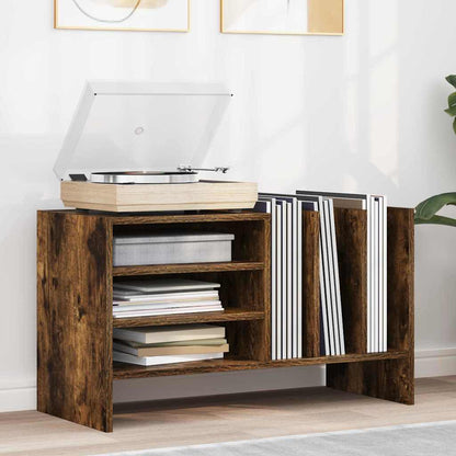 Mobile porta vinili Rovere fumé 78.5 x 35 x 45 cm | homemem39