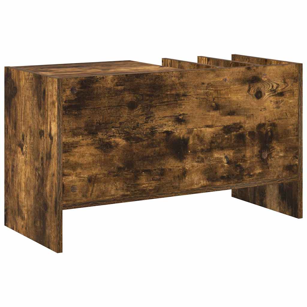 Mobile porta vinili Rovere fumé 78.5 x 35 x 45 cm | homemem39