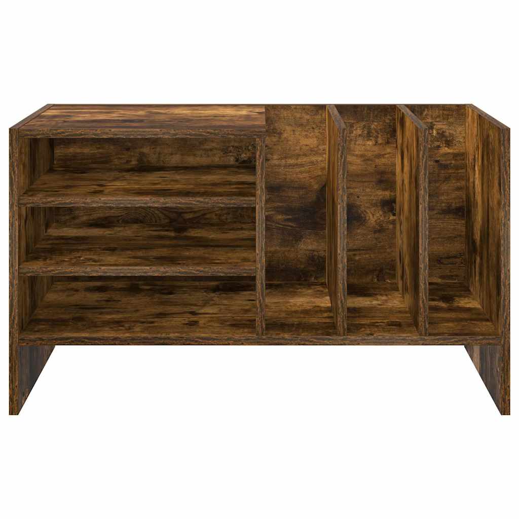 Mobile porta vinili Rovere fumé 78.5 x 35 x 45 cm | homemem39