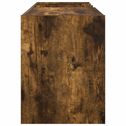 Mobile porta vinili Rovere fumé 78.5 x 35 x 45 cm | homemem39