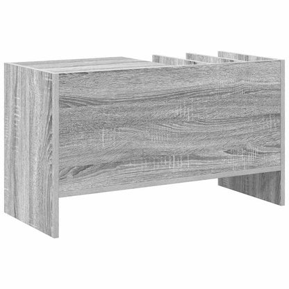 Mobile porta vinili Grigio Sonoma 78.5 x 35 x 45 cm | homemem39