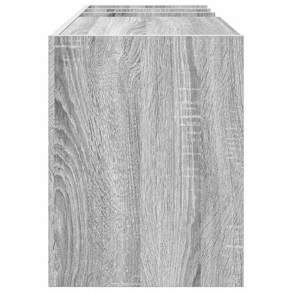 Mobile porta vinili Grigio Sonoma 78.5 x 35 x 45 cm