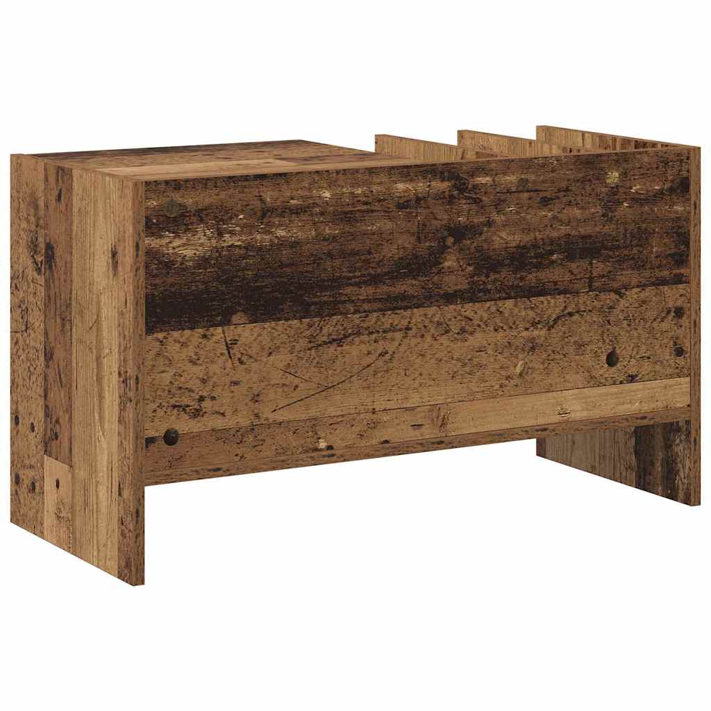 Mobile porta vinili Legno vecchio 78.5 x 35 x 45 cm | homemem39