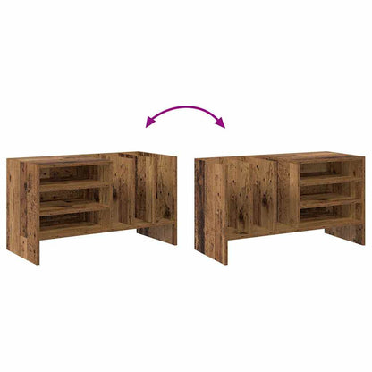 Mobile porta vinili Legno vecchio 78.5 x 35 x 45 cm | homemem39