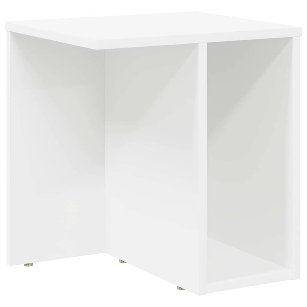 Tavolino Bianco 37 x 32 x 40 cm Legno multistrato | homemem39