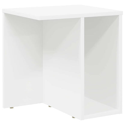 Tavolino Bianco 37 x 32 x 40 cm Legno multistrato | homemem39