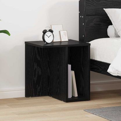 Tavolino Rovere Nero 37 x 32 x 40 cm Legno multistrato | homemem39