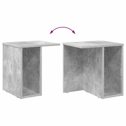 Tavolino Grigio cemento 37 x 32 x 40 cm Legno multistrato | homemem39