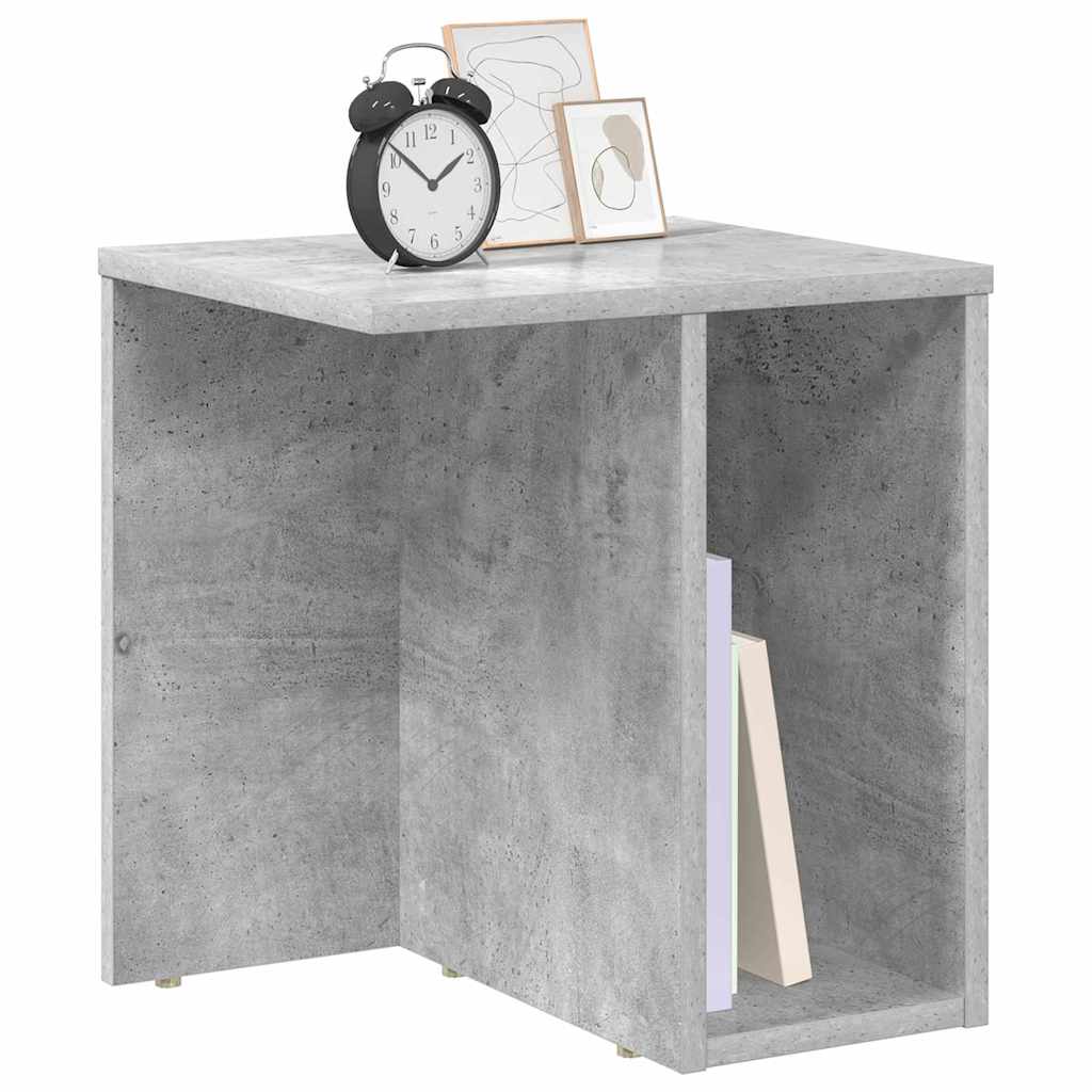 Tavolino Grigio cemento 37 x 32 x 40 cm Legno multistrato | homemem39