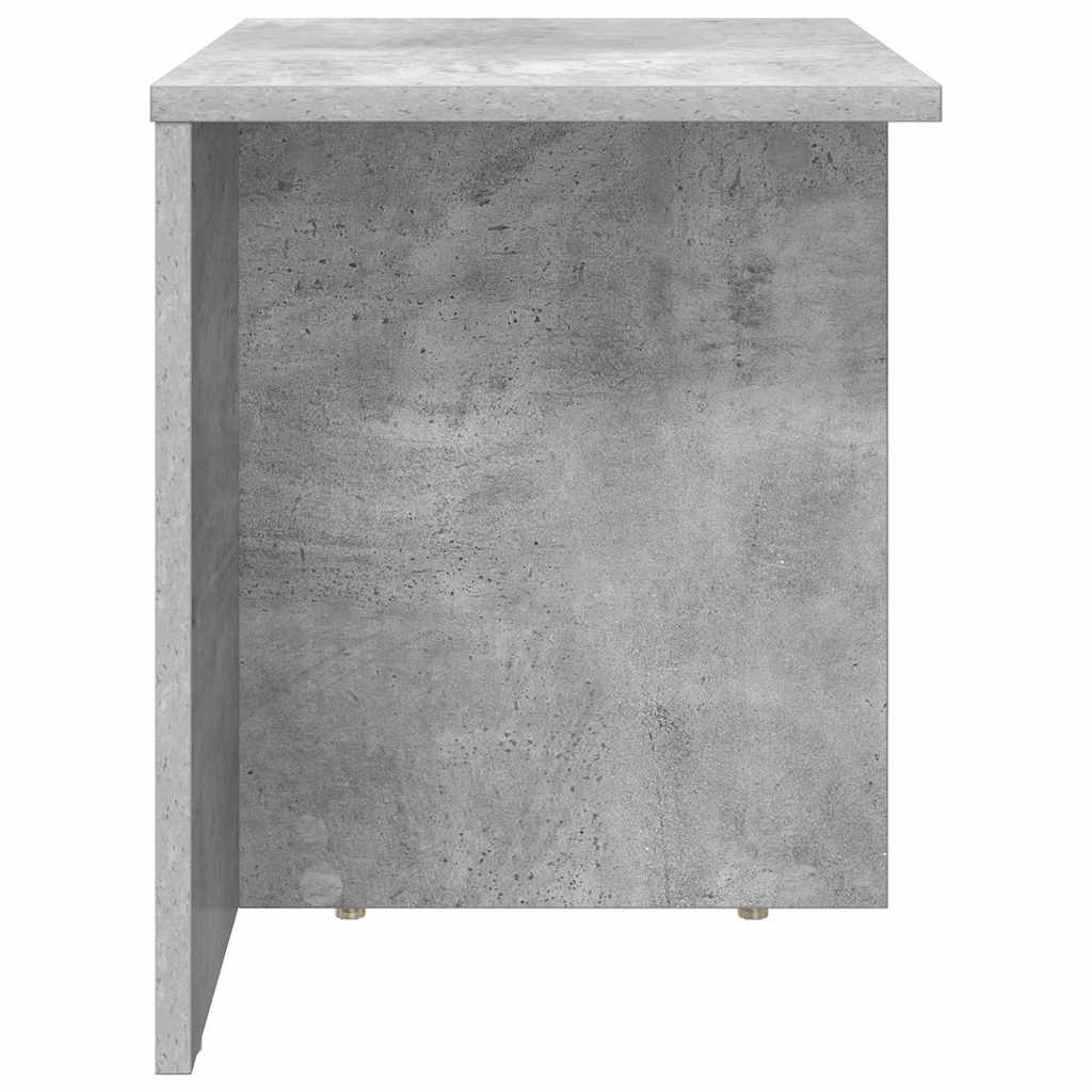 Tavolino Grigio cemento 37 x 32 x 40 cm Legno multistrato | homemem39