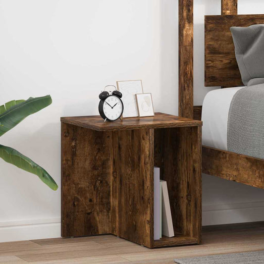 Tavolino 2 pcs Rovere fumé 37 x 32 x 40 cm Legno multistrato | homemem39