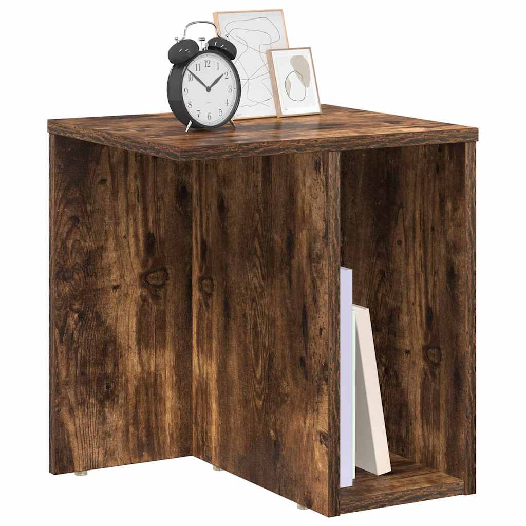 Tavolino 2 pcs Rovere fumé 37 x 32 x 40 cm Legno multistrato | homemem39