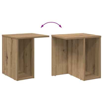 Tavolino Rovere artigianale 37 x 32 x 40 cm Legno multistrato | homemem39