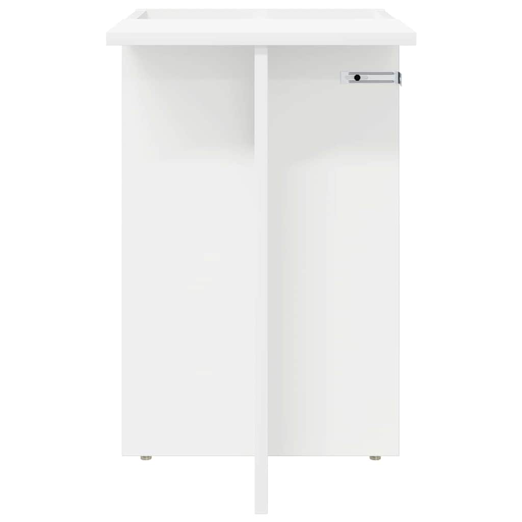 Tavolino Bianco 35 x 40 x 55 cm Legno multistrato