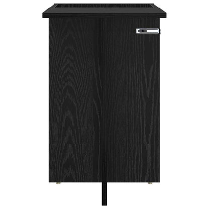 Tavolino Rovere Nero 35 x 40 x 55 cm Legno multistrato