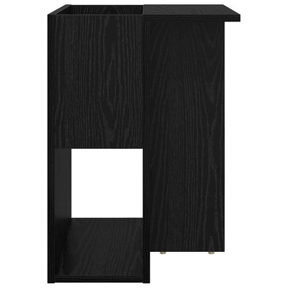 Tavolino Rovere Nero 35 x 40 x 55 cm Legno multistrato
