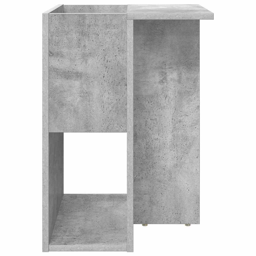 Tavolino Grigio cemento 35 x 40 x 55 cm Legno multistrato