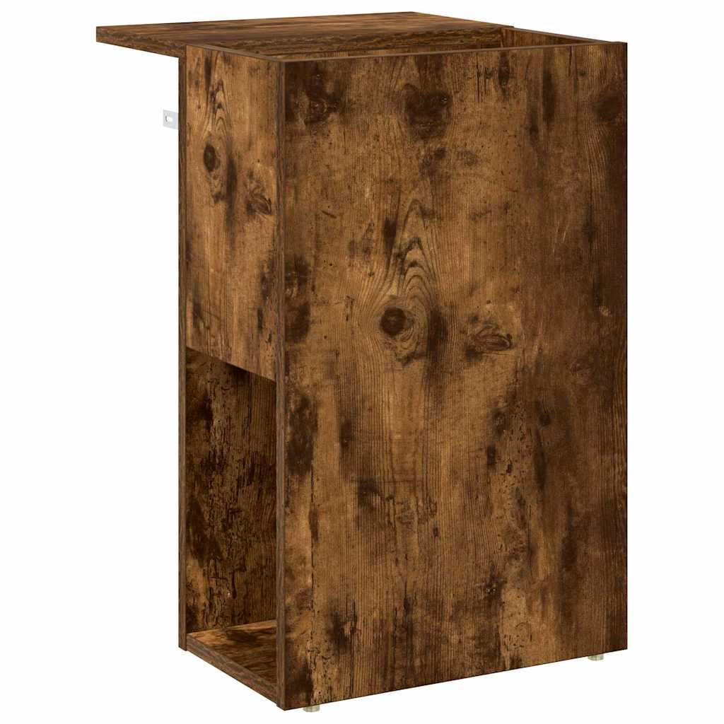 Tavolino Rovere fumé 35 x 40 x 55 cm Legno multistrato