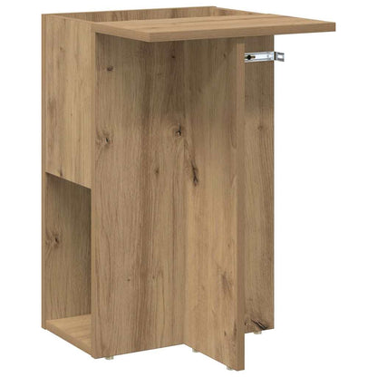 Tavolino Rovere artigianale 35 x 40 x 55 cm Legno multistrato