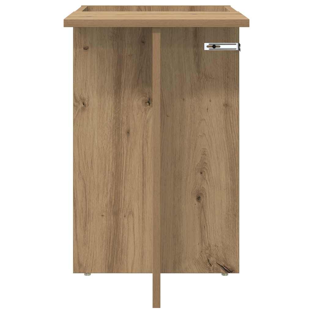 Tavolino Rovere artigianale 35 x 40 x 55 cm Legno multistrato