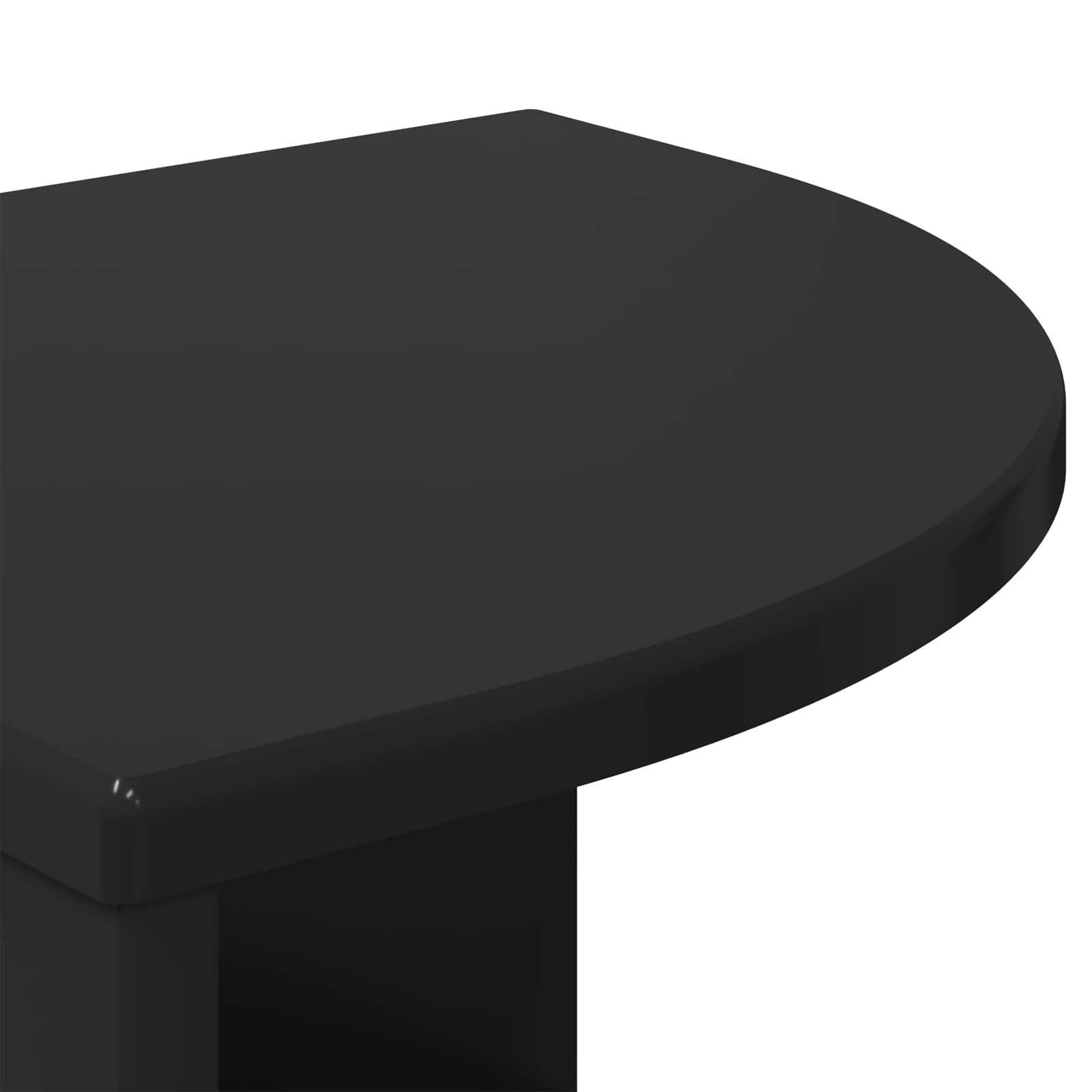 Tavolino Nero 29,6 x 29,6 x 60 cm Legno multistrato | homemem39