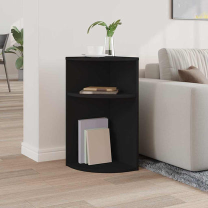 Tavolino Nero 29,6 x 29,6 x 60 cm Legno multistrato