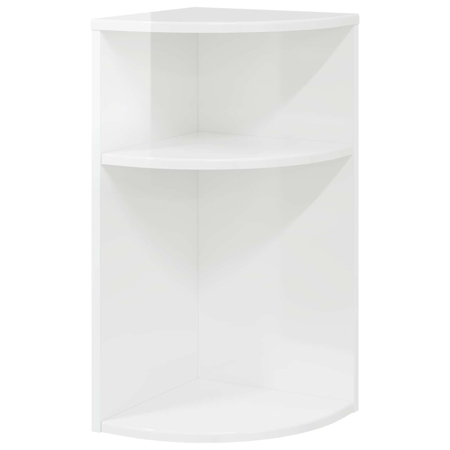 Tavolino Bianco Lucido 29,6 x 29,6 x 60 cm Legno multistrato | homemem39