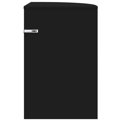 Tavolino Nero 39,7 x 39,7 x 60 cm Legno multistrato