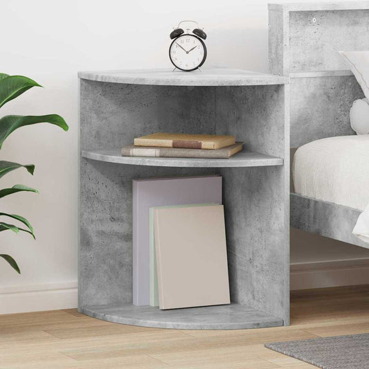 Tavolino Grigio cemento 39,7 x 39,7 x 60 cm Legno multistrato