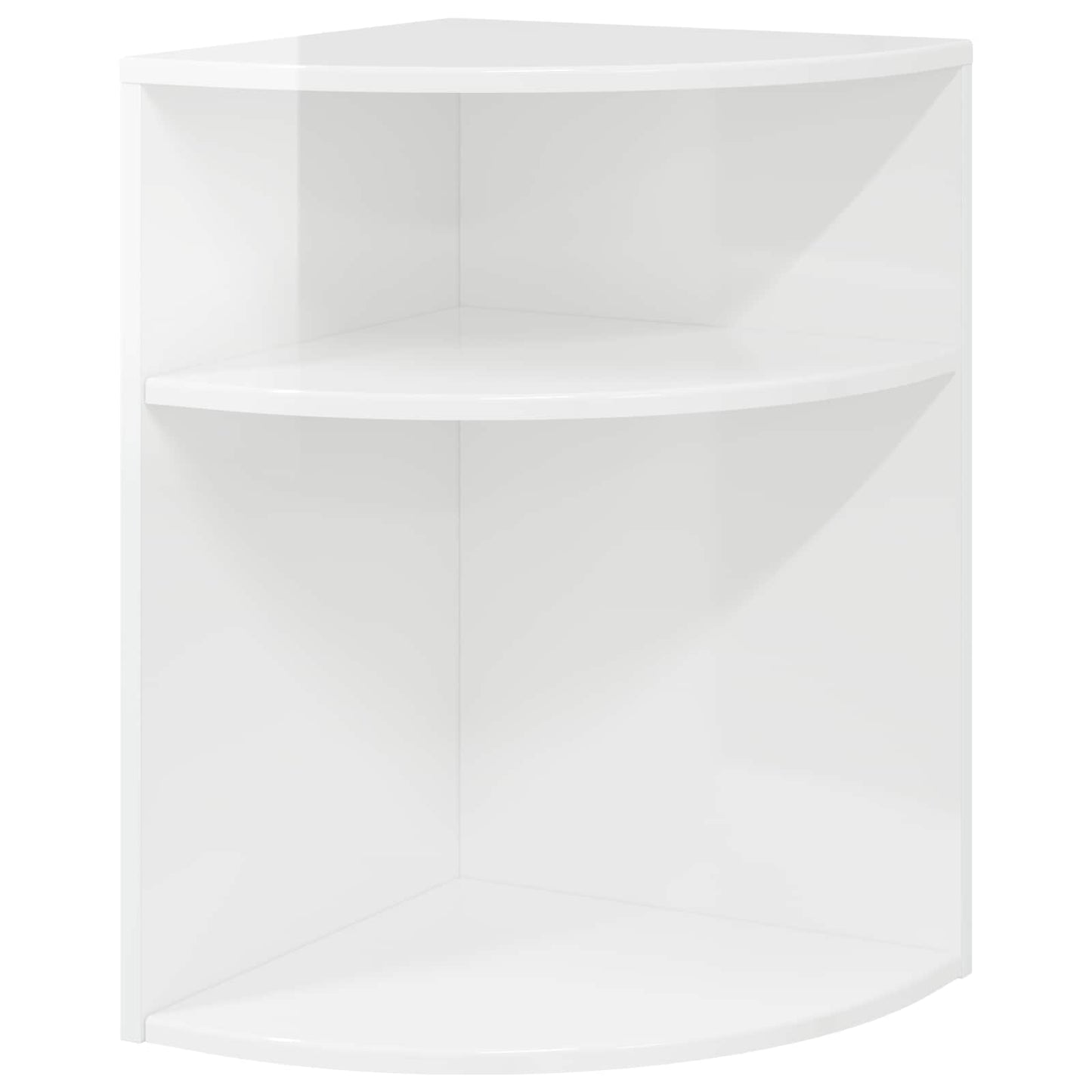 Tavolino Bianco Lucido 39,7 x 39,7 x 60 cm Legno multistrato | homemem39