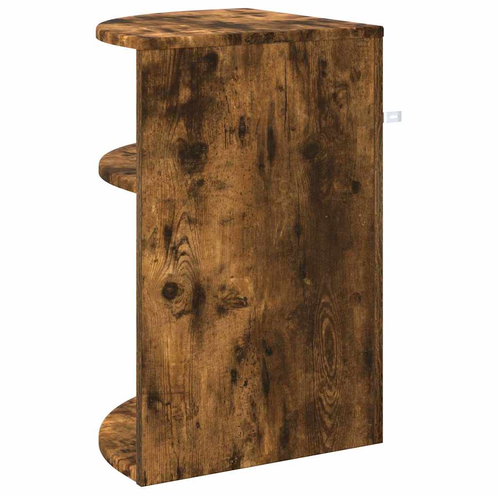 Tavolino Rovere fumé 39,7 x 39,7 x 60 cm Legno multistrato