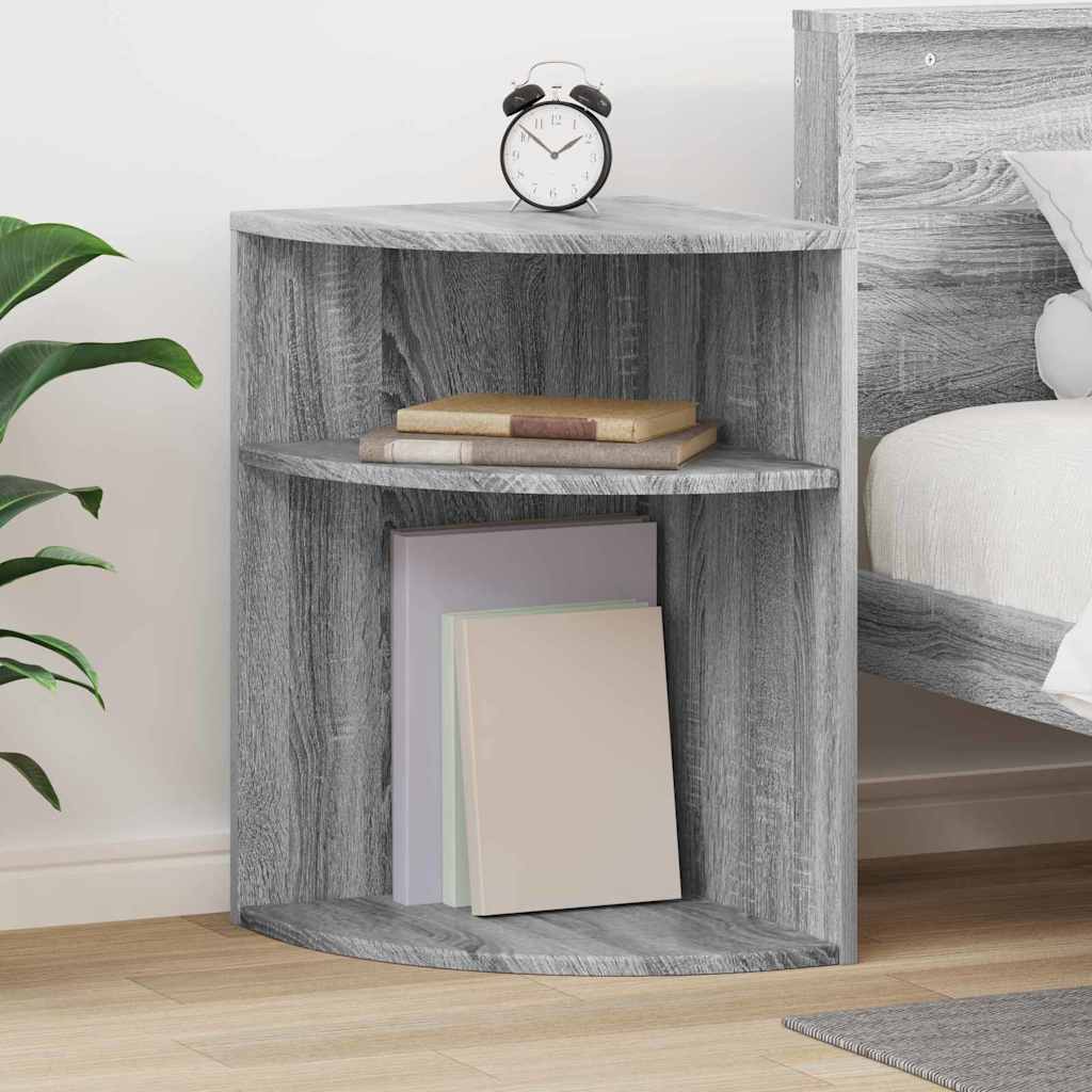 Tavolino Grigio Sonoma 39,7 x 39,7 x 60 cm Legno multistrato