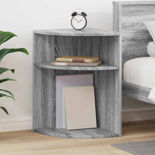 Tavolino Grigio Sonoma 39,7 x 39,7 x 60 cm Legno multistrato