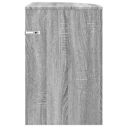 Tavolino Grigio Sonoma 39,7 x 39,7 x 60 cm Legno multistrato