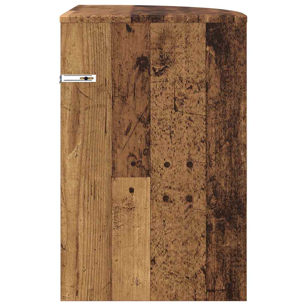 Tavolino Legno vecchio 39,7 x 39,7 x 60 cm Legno multistrato