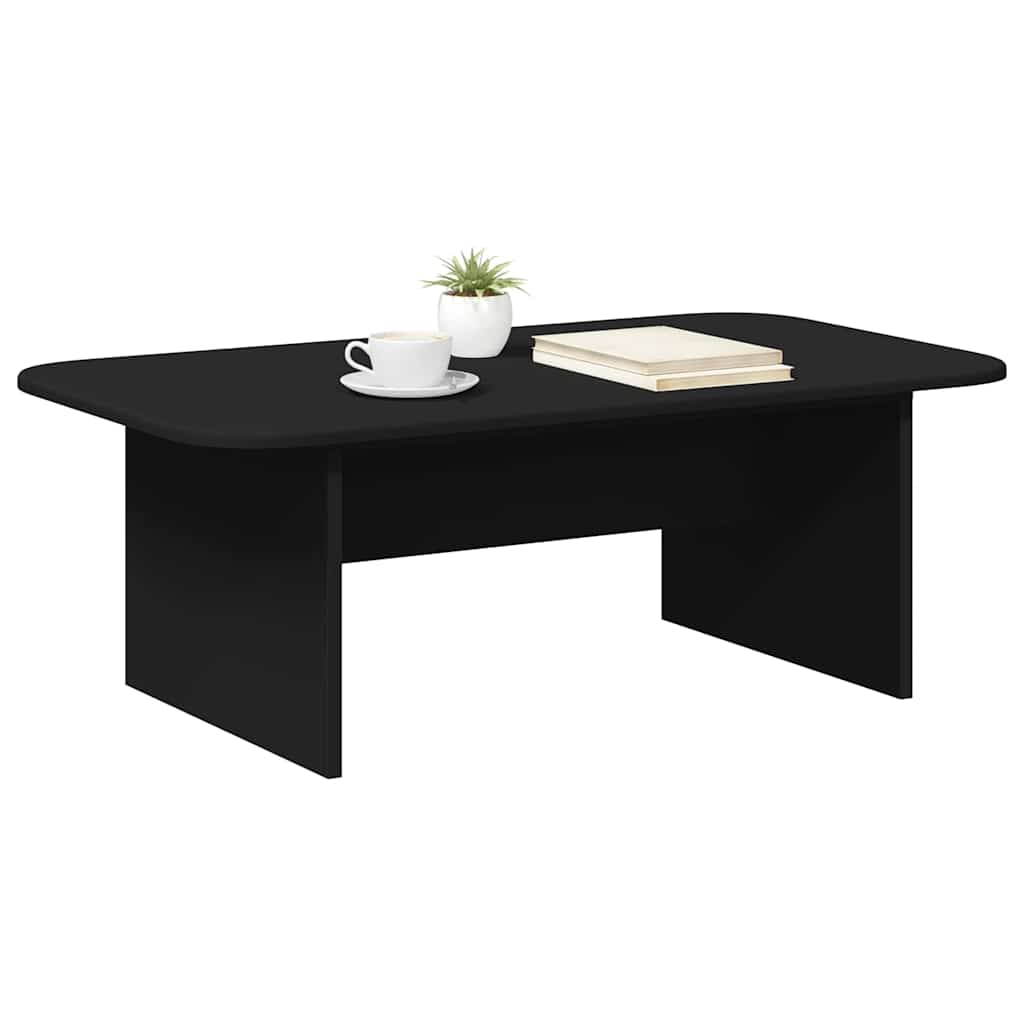 Tavolino da salotto Nero 93 x 53 x 33 cm Legno multistrato | homemem39