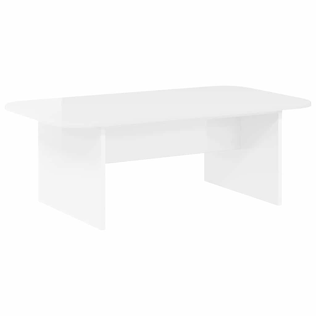 Tavolino da salotto Bianco Lucido 93 x 53 x 33 cm | homemem39