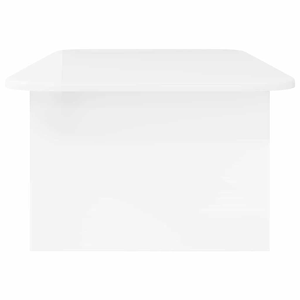 Tavolino da salotto Bianco Lucido 93 x 53 x 33 cm | homemem39