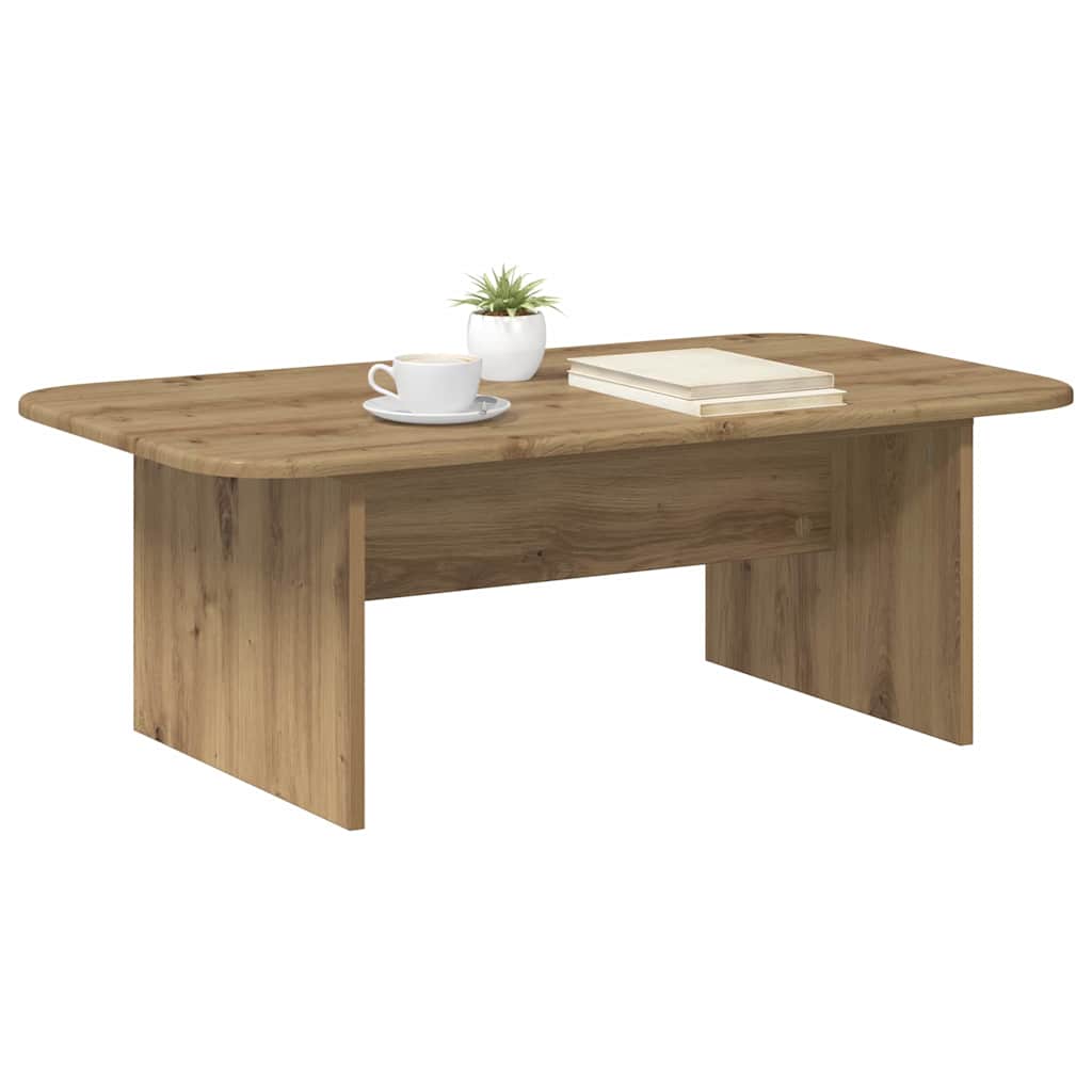 Tavolino da salotto Rovere artigianale 93 x 53 x 33 cm | homemem39