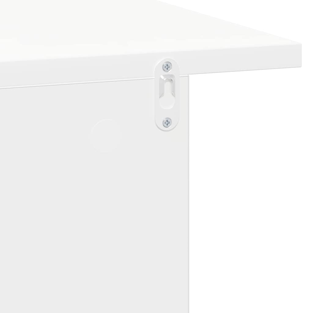 Comodino Bianco 40 x 30 x 25 cm Legno ingegnerizzato | homemem39