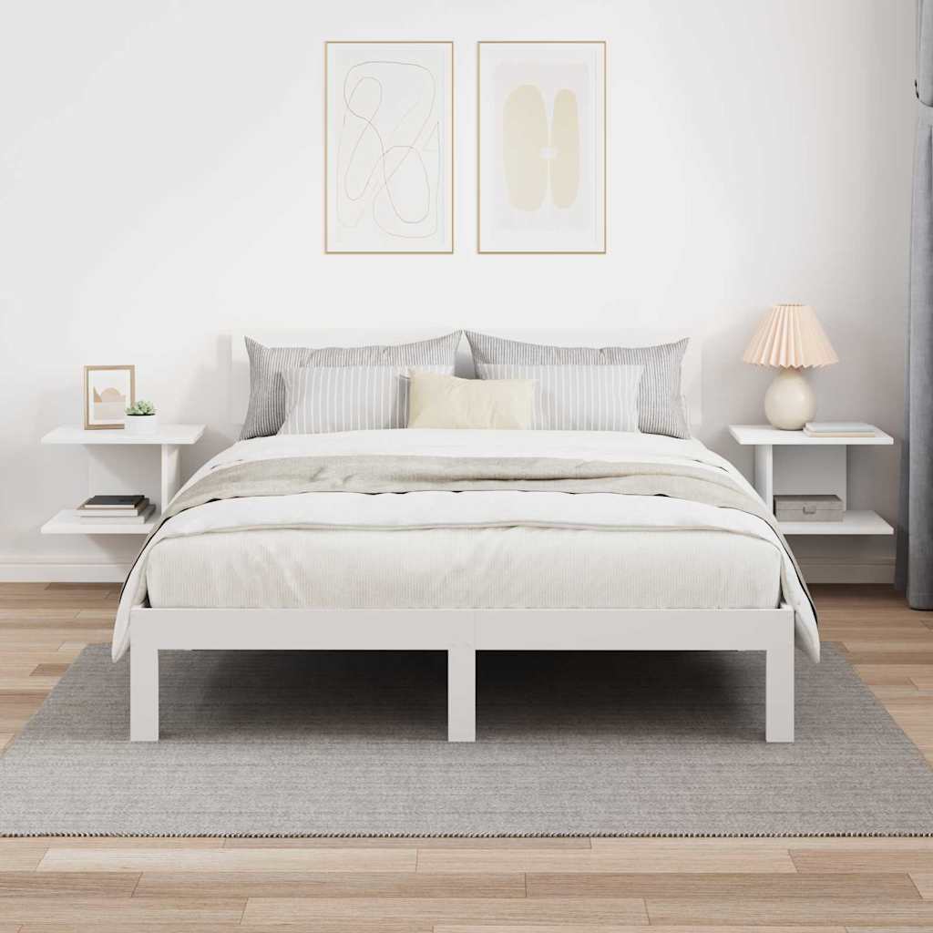 Comodino 2 pcs Bianco 40 x 30 x 25 cm Legno multistrato | homemem39