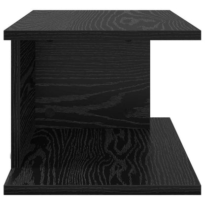 Comodino Rovere Nero 40 x 30 x 25 cm Legno ingegnerizzato | homemem39