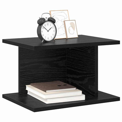 Comodino 2 pcs Rovere Nero 40 x 30 x 25 cm Legno multistrato | homemem39