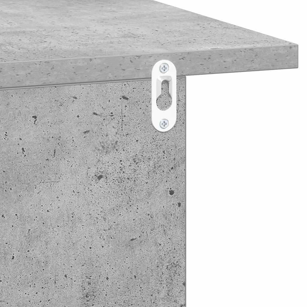 Comodino Grigio cemento 40 x 30 x 25 cm Legno ingegnerizzato | homemem39