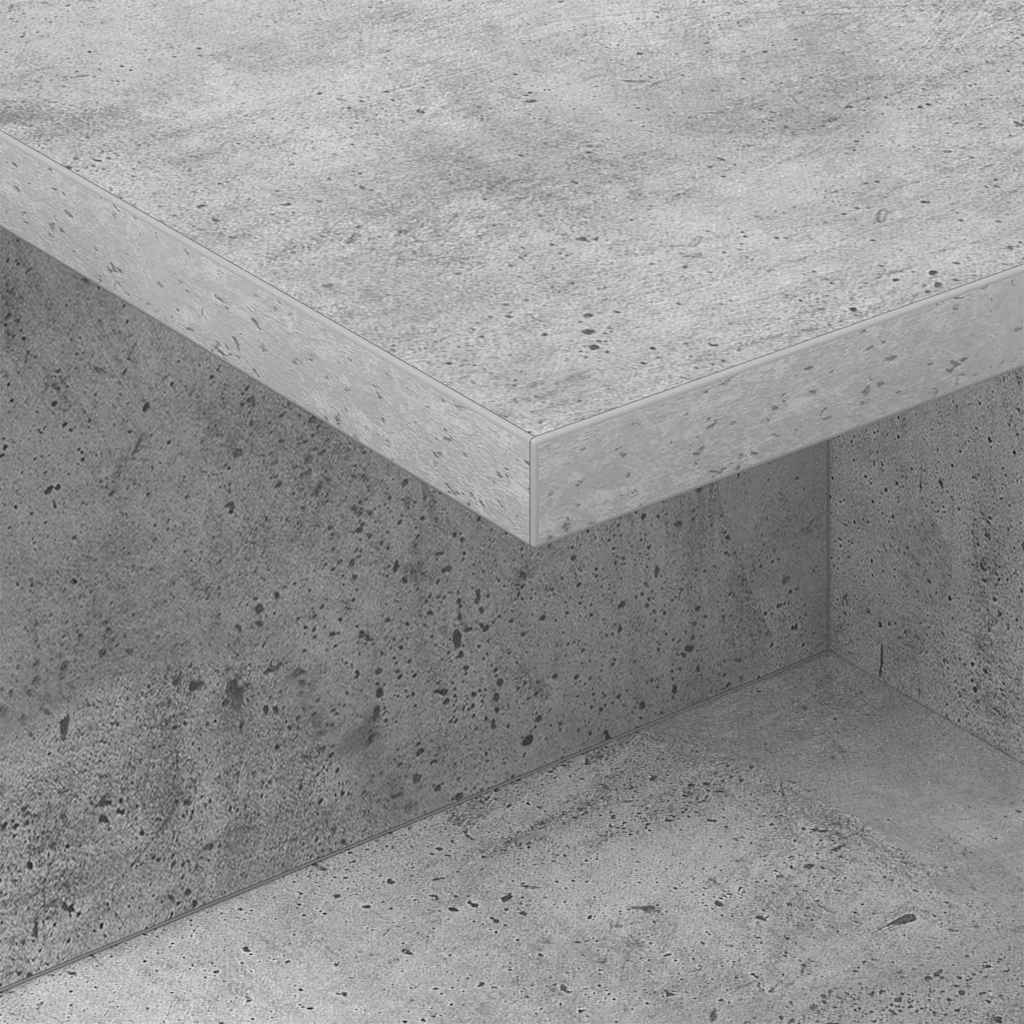 Comodino 2 pcs Grigio cemento 40 x 30 x 25 cm Legno multistrato | homemem39