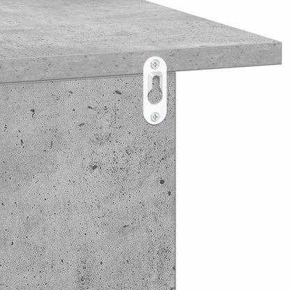 Comodino 2 pcs Grigio cemento 40 x 30 x 25 cm Legno multistrato | homemem39