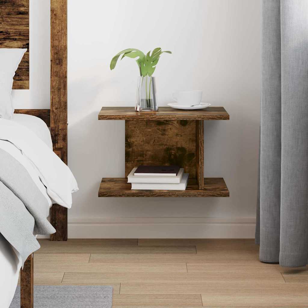 Comodino Rovere fumé 40 x 30 x 25 cm Legno ingegnerizzato | homemem39